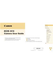 Canon EOS M10 manual. Camera Instructions.